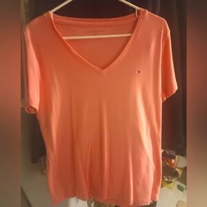 Women's Tommy Hilfiger XLG pink short sleeve cotton T-shirt 👕